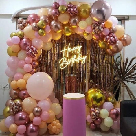 Backdate 1 + Birthday Party Decoration Ideas For Home  Nestasia